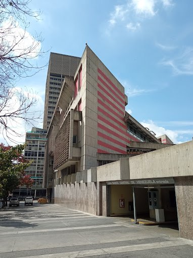 Fachada de Biblioteca del Banco Central de Venezuela