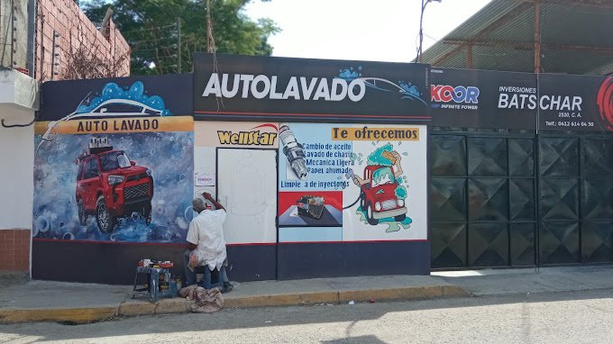 Fachada de Autolavado Batschar