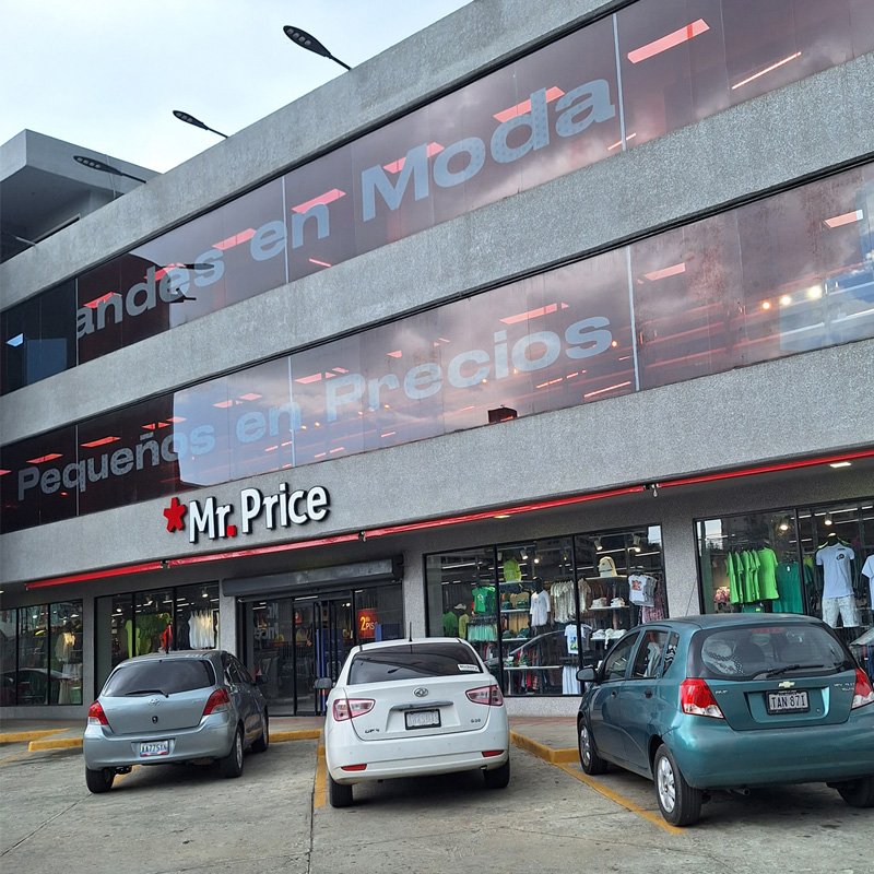 Fachada de Mr. Price C. C. Nueva Esparta