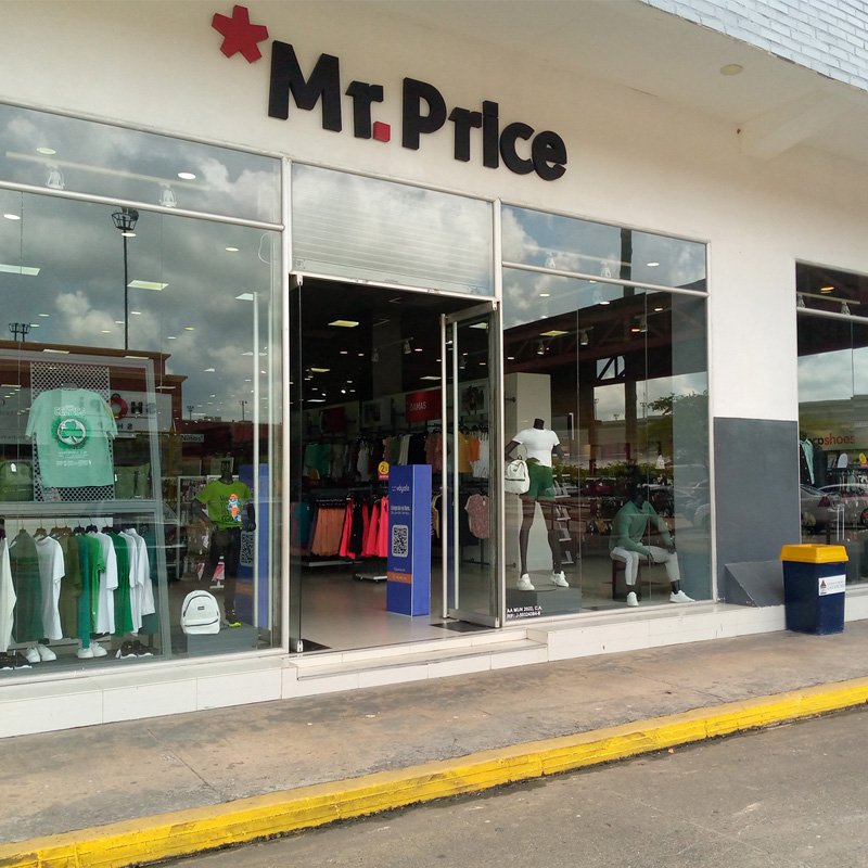 Fachada de Mr. Price La Cascada