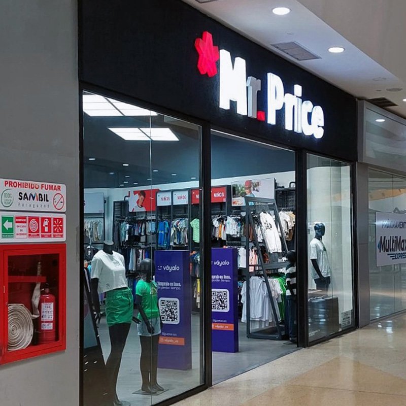 Fachada de Mr. Price Sambil Paraguaná