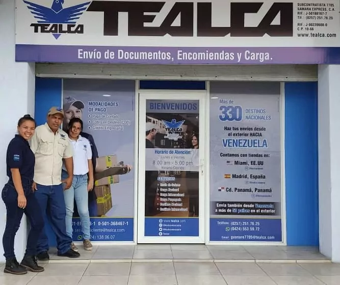 Fachada de Tealca Guanare