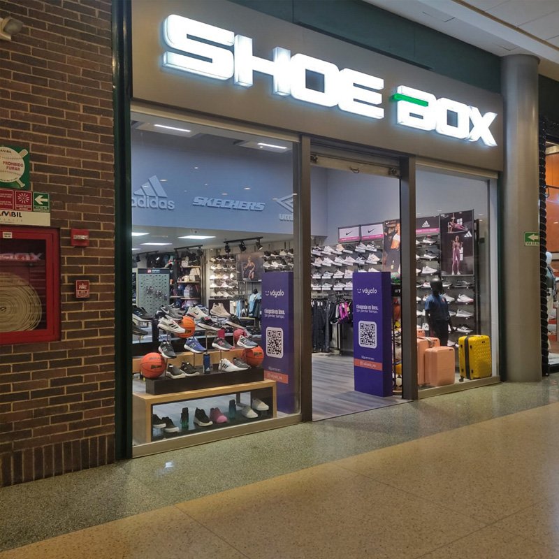 Fachada de Shoe Box Sambil Valencia