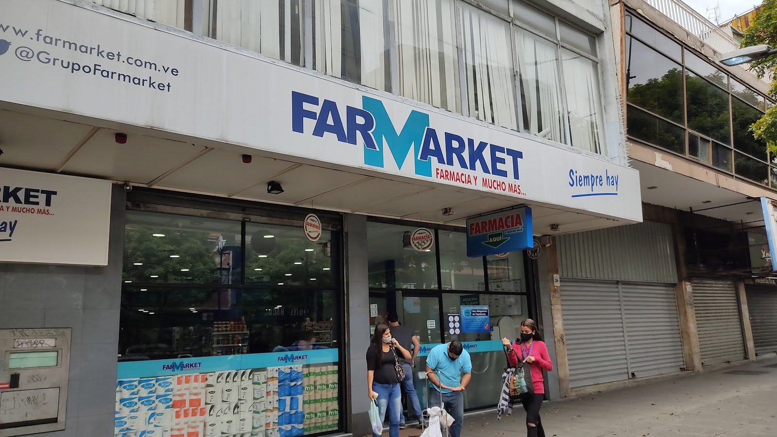 Fachada de Farmarket Chacao