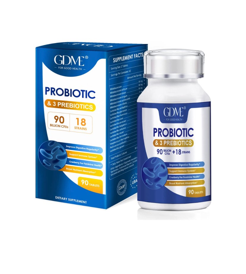 Probiotico 90 Billones CFU + 18 Cepas - 90 Tabletas