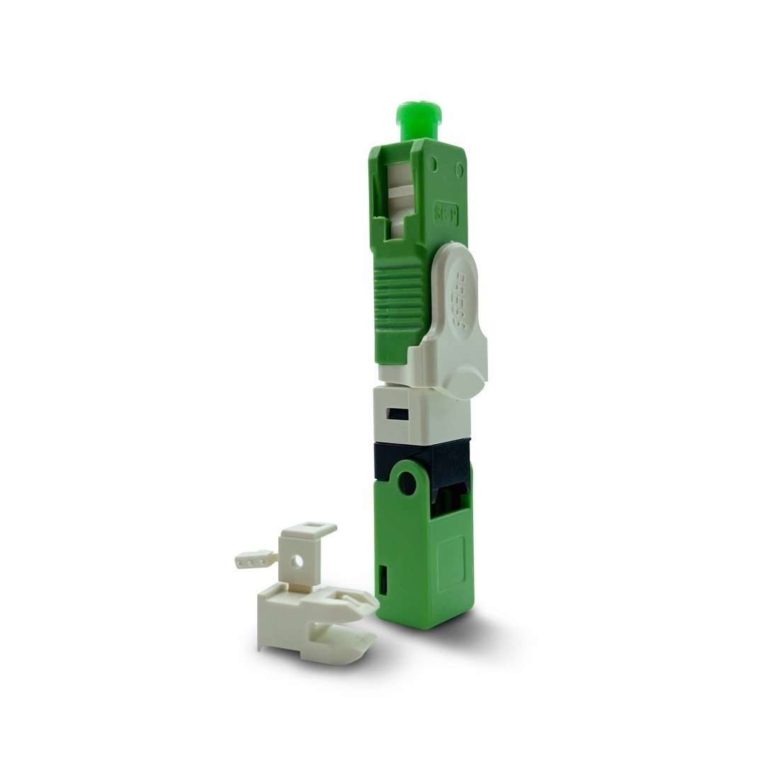 Imagen de producto Conector Rapido Fibra Verde SC -UPC 5uds Wireplus