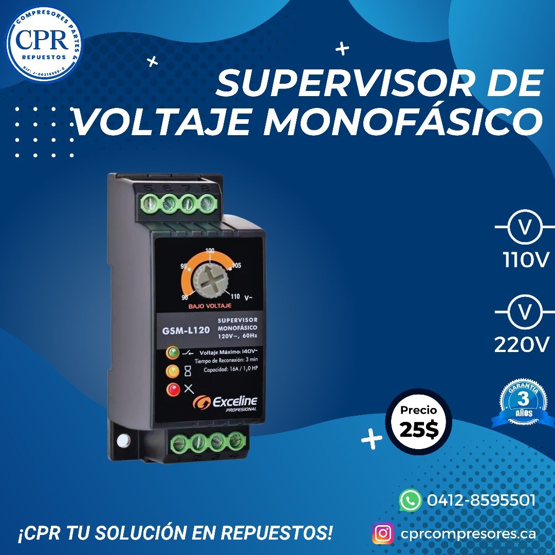 Imagen de producto Supervisor De Voltaje Monofásico