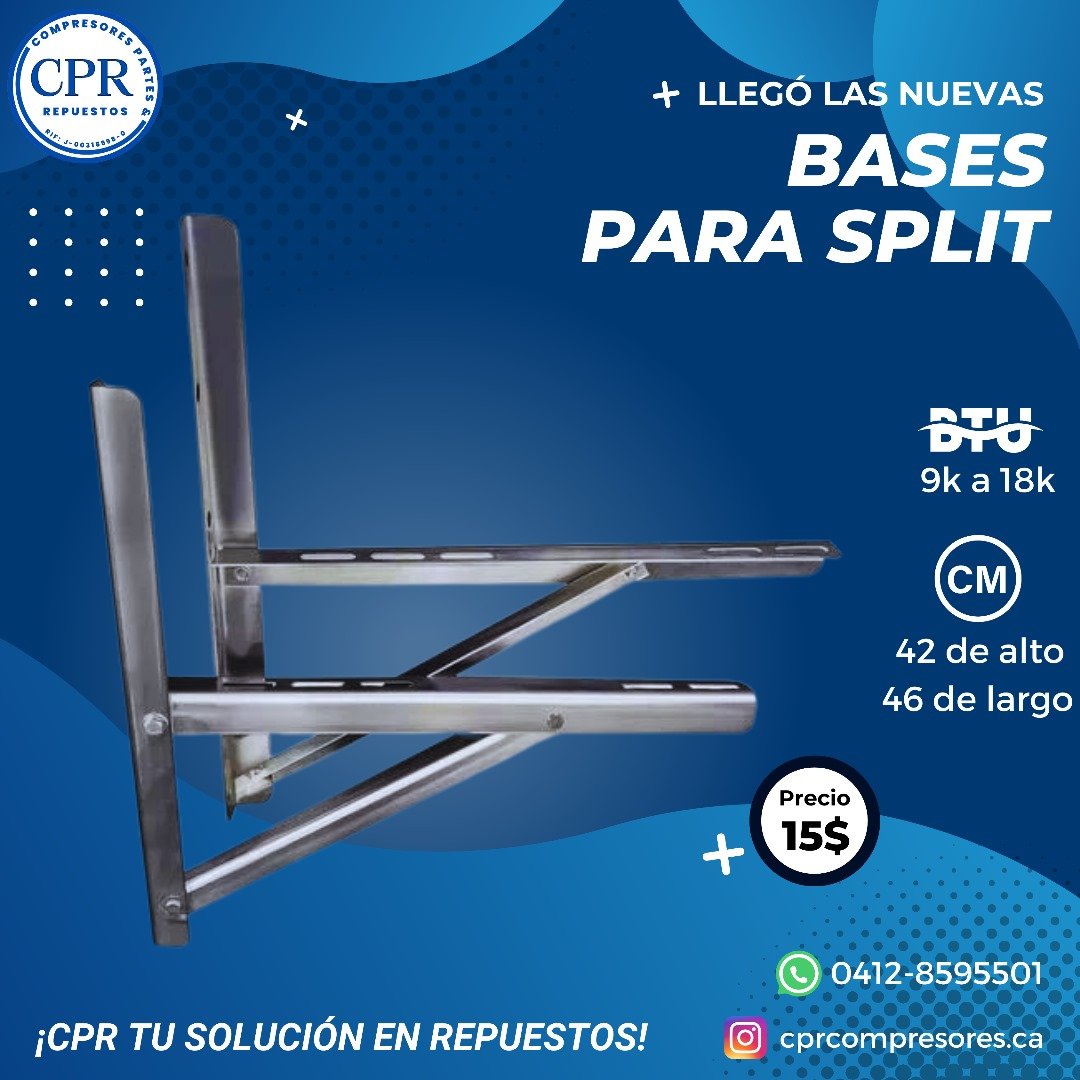 Bases Para Split Acero inoxidable