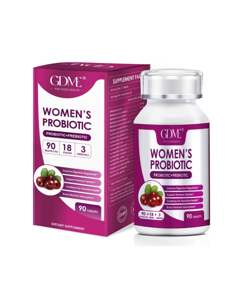 Probiotico para la mujer 90 Billones CFU + 18 Cepas - 90 Tabletas