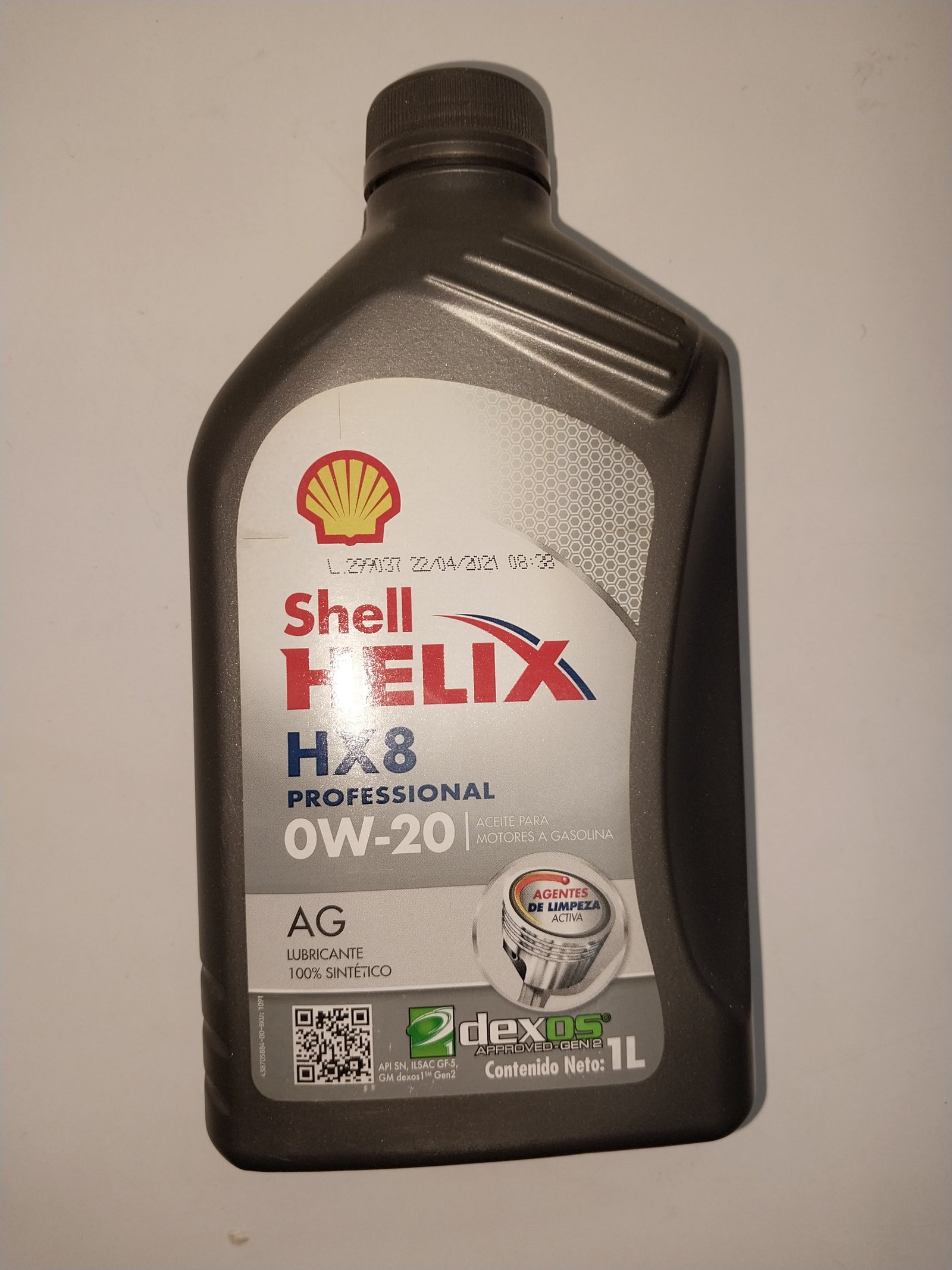 Imagen de producto Aceite sintético shell 0W20 1 litro