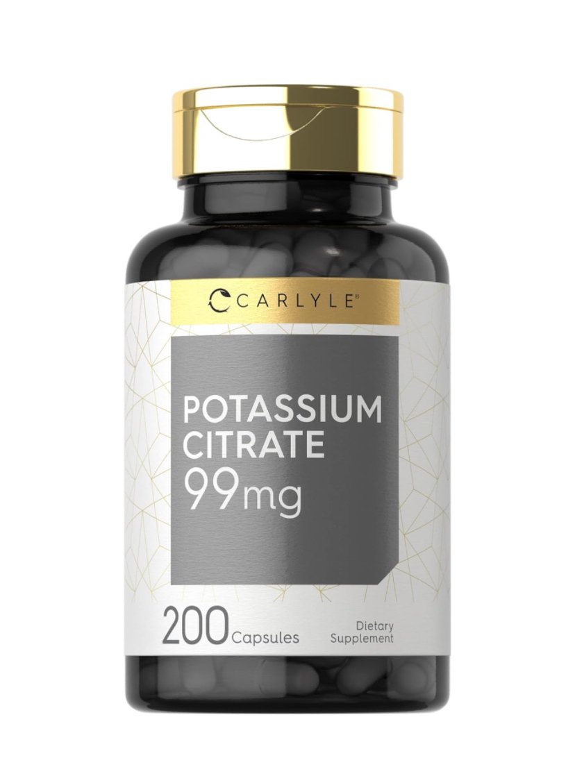 Citrato de Potasio 99mg - 200 cápsulas